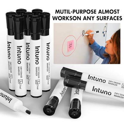 Dry Erase Markers, 96 Count Black, Chisel tip, Low-Odor, Perfect for Office, Teaching, Meeting, Presentation, Classroom, Home
