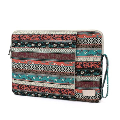 Laptop Sleeve 13.3 inch14 Inch, 15.6inchWater Resistant Traveling Computer Cover with Handle, Shockproof Protective Carrying Laptop Case (Y8-Red Bohemia, 12.5 inch-13.5 inch) - color: Y8-Red Bohemia, size: 12.5 inch-13.5 inch