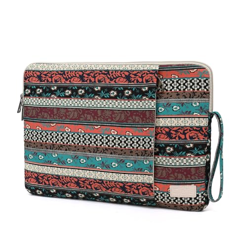 Laptop Sleeve 13.3 inch14 Inch, 15.6inchWater Resistant Traveling Computer Cover with Handle, Shockproof Protective Carrying Laptop Case (Y8-Red Bohemia, 15 inch-15.6 inch) - color: Y8-Red Bohemia, size: 15 inch-15.6 inch