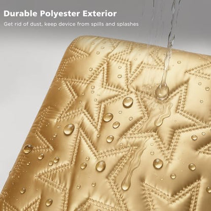 13 inch Laptop Sleeve Case for 13" MacBook Air M5/M4, 13" MacBook Neo/Pro, 13" Surface Laptop 7, 13" Latitude 5350/7350, 13.4" XPS 13, 13" ThinkPad L13 Gen 5, HP Notebook Bag Cover, Gold - color: Gold, size: 13 inch / Macbook 13