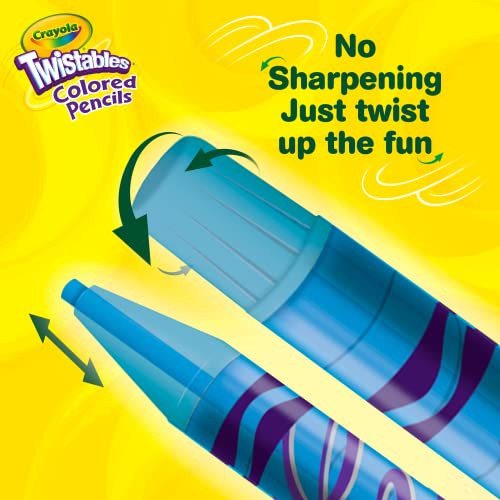 Crayola 24 Twistables Colored Pencils