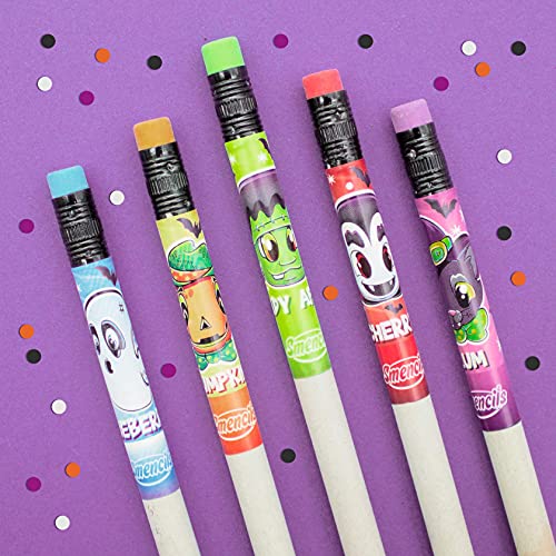Halloween Smencils Cylinder - HB #2 Scented Smelly Pencils, 50 Count - Gifts for Kids, Party Favors, Classroom Rewards - color: Halloween