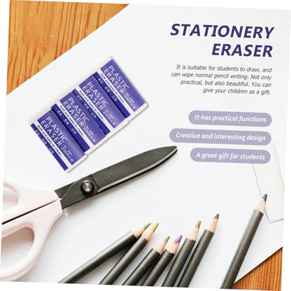 DOITOOL 24Pcs Exam Erasers Large Safe Material Pencil Erasers for Students School Test Office Writing Supplies Classroom Bulk