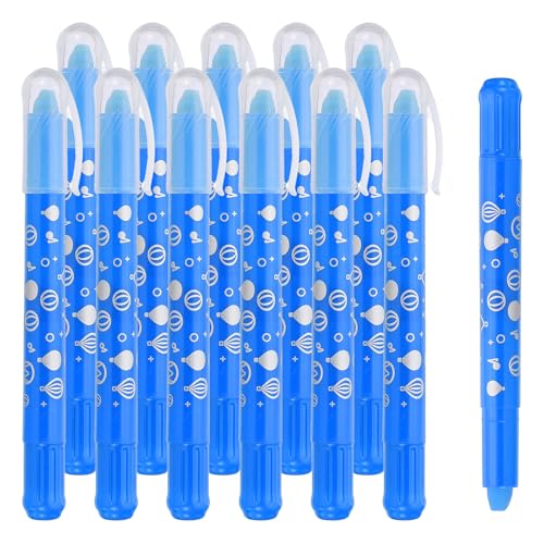 PATIKIL Watercolor Gel Crayon, 12Pcs Washable Twist Coloring Crayons Bulk Blendable for Coloring, Drawing, Painting, Blue Crayon - color: Blue
