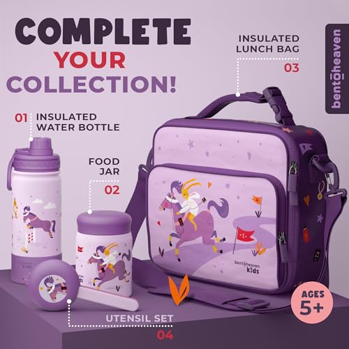 Bentoheaven Kids Water Bottle Stainless Steel for Boys & Girls, Purple | Reusable 17 oz insulated metal tumbler with 2 lids (chug and straw), leakproof design, silicone boot for school and sports. - color: Mauve