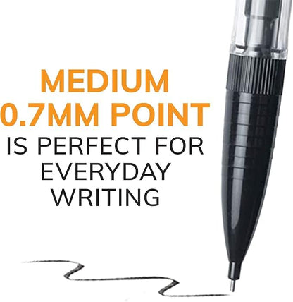 BIC Xtra Smooth Mechanical Pencil with 0.7 mm Medium Point ,Refillable and Retractable, School Supplies for Students and Teachers, 40-Count Pack - color: Black, size: 40 Count (Pack of 1)