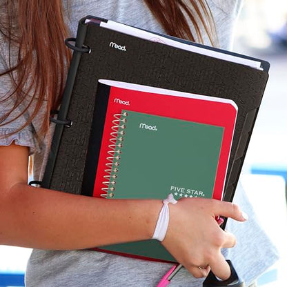 Five Star Spiral Notebook, 1 Subject, College Ruled Paper, 4-3/8" x 7", Personal Size, 80 Sheets, Fights Ink Bleed, Water Resistant Cover, Seaglass Green (450048CH1-ECM) - color: Seaglass Green