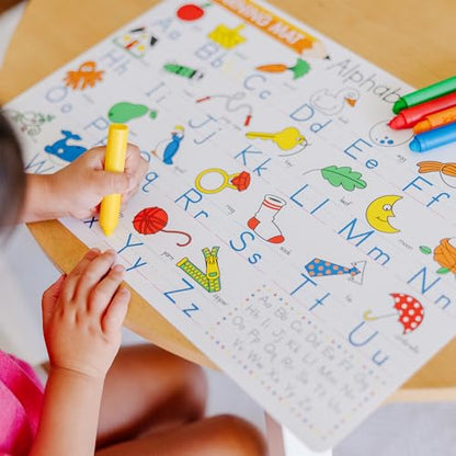 Melissa & Doug Learning Mat Crayons - 5 Colors - size: 1 Count (Pack of 1)