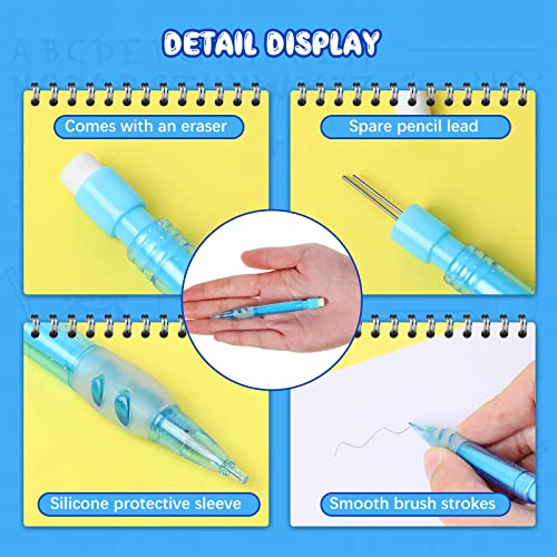 Gersoniel 32 Pieces Assorted Mini Mechanical Pencils 0.7 mm Automatic Pencils with Mini Erasers Pens Stationery Supplies for Home Office School Writing Drawing Drafting