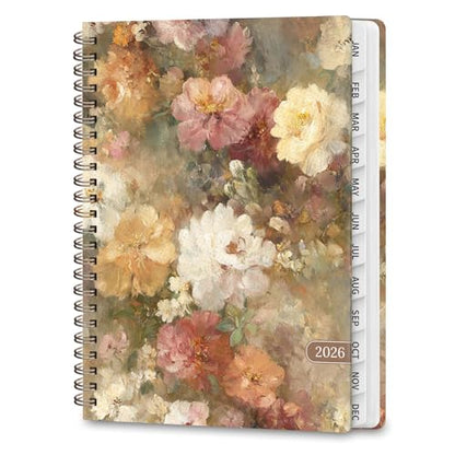 2026 Planner, Weekly and Monthly Calendar Planner Agenda, Jan 2026 - Dec 2026, Planning Academic Book, Office Desk Accessories and School Supplies - A5 (6.3'' x 8.5'') - color: C-Blossom Haze
