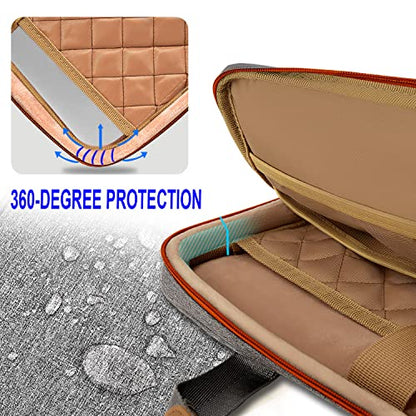 ZINZ Slim Expandable Laptop Case 15.6 Inch Sleeve Upgraded Protective Durable Recycled Carrying Case Compatible with MacBook 15" & 16" and Most 15" 15.6" 16" Notebook,D01G02 - color: D01g02, size: 15.6"
