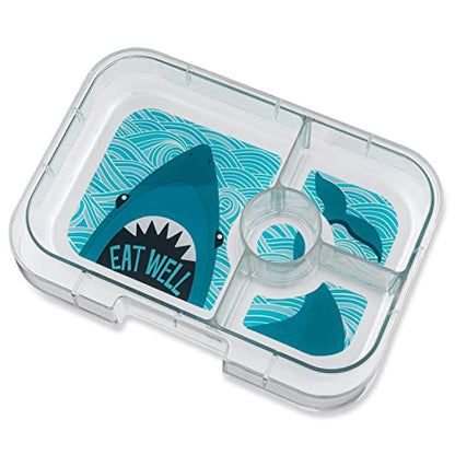 Yumbox Panino Leakproof Bento Lunch Box Container for Kids & Adults (Surf Blue Shark) - color: Surf Blue Shark