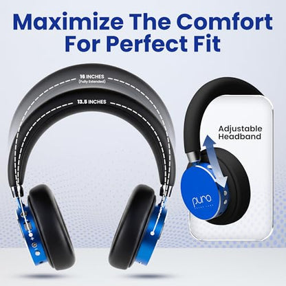 Puro Sound Labs Kids Wireless Headphones – Volume-Limiting 85dB, Built-In Mic, Studio-Grade Sound, 20-Hour Battery Life, Comfortable Fit & Easy to Connect Kids Bluetooth Headphones – BT2200 Plus, Blue - color: Blue