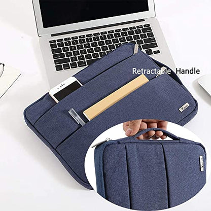 Voova Laptop Sleeve Carrying Case 14 15 Inch Compatible with MacBook Air 15 M2/M3/M4 2022-2025, MacBook Pro 15, Hp Chromebook 14, Waterproof Slim Computer Cover Bag,Blue - color: Blue, size: 14-15 Inch