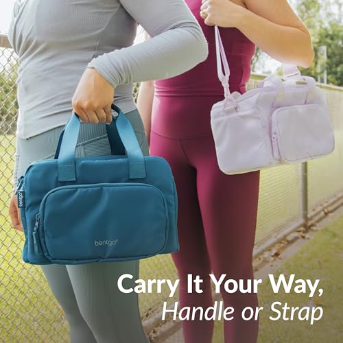 Bentgo Insulated Lunch Bag – Extra-Large Capacity Adult Lunch Bag with Shoulder Strap and External Storage Compartment, Durable, Lightweight, Ideal for Work, School, & Meals On the Go (Deep Teal) - color: Deep Teal