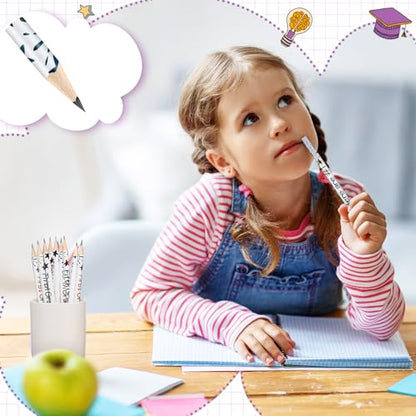 Tenceur 24 Pcs 1st Graders Pencils Bulk Motivational Pencils with Erasers Inspirational Pencil with Back to School Supplies for Kids Student Teacher Classroom Reward - style: 1st Graders