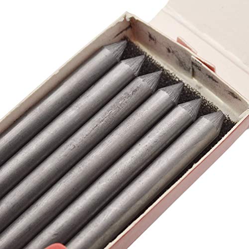 5.6MM Mechanical Pencil Leads - Graphite, Soft, Medium, Hard - Clutch Pencil Refills for Drafting, Sketching, Crafting, Wood Working - 6 PCS - color: Graphite 5.6mm Refills - 6 pcs
