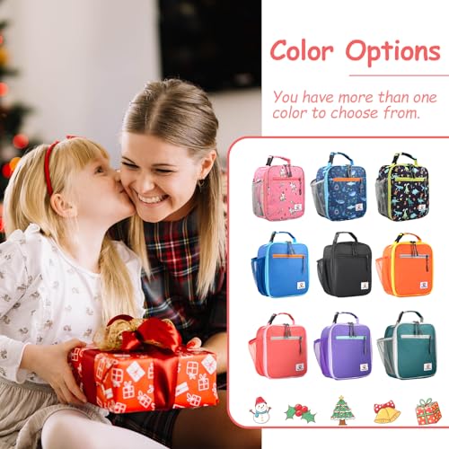 CaCTOUR Lunch Box Kids,Premium Insulated Lunch Bag for Girls Boys,Soft Bag Mini Cooler Back to School Thermal Reusable Lunch Bag for Work School Picnic -Red - color: B-Red