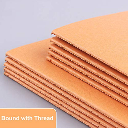 Large Dot Grid Notebook Journals Bulk with Thick Dotted Grid Paper, 60 Pages, 8.5x11 inch, Composition Diary Subject Notebooks Planner for Travelers Students Office, Kraft Journal Set, 12 Pack - style: Dot Grid