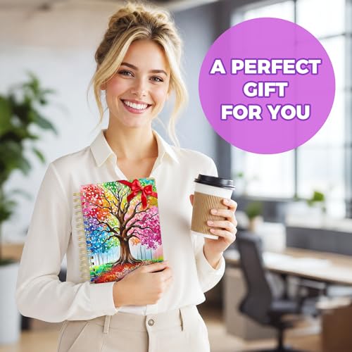 Academic Planner 2026-2027, 18 Months Weekly & Monthly Calendar Planner | July 2026 - Dec 2027, 6.6" x 8.3 A5 Size, Hardcover Daily Agenda with Tabs, Inner Pocket, Bookmark, Stickers, Sticky Note Set - color: Colorful Tree of Life, size: A5