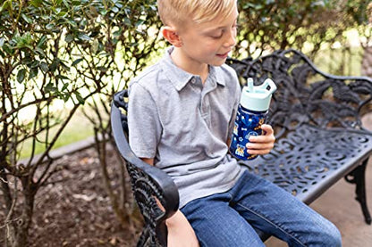 Simple Modern Nickelodeon TMNT Kids Water Bottle Plastic BPA-Free Tritan Cup with Leak Proof Straw Lid | Reusable and Durable for Toddlers, Boys | Summit Collection | 12oz, TMNT Turtles Unite - color: TMNT: Turtles Unite, style: Straw Lid | 12oz