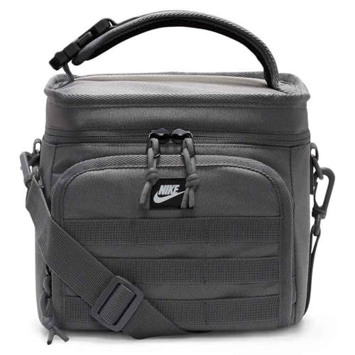 Nike Futura Sport Smoke Grey 9A2993-M19 Insulated PEVA lining Lunch Bag (Smoke Grey) - color: Smoke Grey