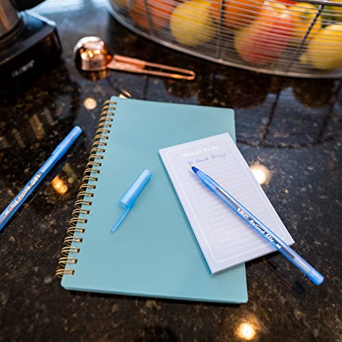 BIC Round Stic Xtra Life Ballpoint Pen with 1.0 mm Medium Point and Consistent Ink Flow, 60-Count in Blue Ink - color: Blue, size: 60 Count (Pack of 1)
