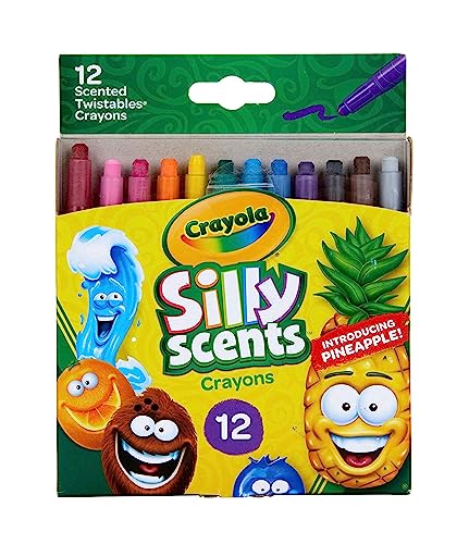 Crayola Silly Scents Twistables Crayons, 12 Count, Coloring Supplies, Gift for Kids