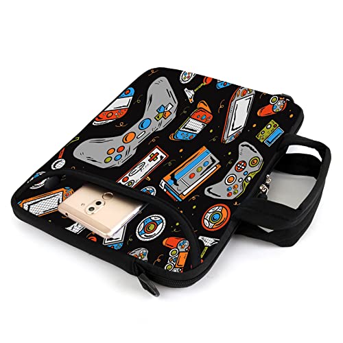 13.3" Laptop Bag Adjustable Shoulder Strap with Handle Accessory Pocket fits 11.6" 12" 12.1" 13" 13.3" Laptops (Games) - color: Games