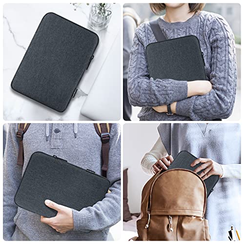 MoKo 9-11 Inch Tablet Sleeve Bag Carrying Case Fits New 11inch iPad Air M4, iPad A16 2025, iPad Pro 11 M4, Air 5/4/3, iPad 10/9/8th Gen, Tab S8/S9 11", Tablet Carrying Case, Space Gray | Carrying Case - color: Space Gray, size: 9-11 inch