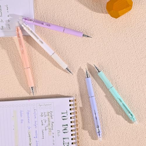 Temiary 10 Pcs Retractable Erasable Gel Pens, Fine Point 0.5 mm, Make Mistakes Disappear, Smooth Writing Gel Pen with Eraser for Journaling Note Taking Marking Planner Crossword Puzzles (Black Ink) - color: Black Ink