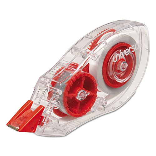 Universal 75606 Correction Tape with Two-Way Dispenser, Non-Refillable, 1/5-Inch x 315-Inch, 6/Pack