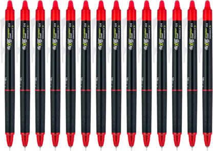 PILOT, FriXion Synergy Clicker Erasable, Refillable, Retractable Gel Ink Pens, Extra Fine Point 0.5 mm,Red, (Pack of 98) - color: Red, size: 1 Count (Pack of 98)