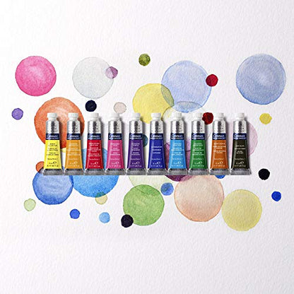 Winsor & Newton Cotman Watercolor Paint Set, 10 Colors, 5ml (0.17-oz) Tubes - style: 10 Tube Set 5ml