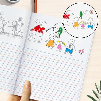 Rosmonde 100 Pack Bulk Composition Notebook, K-2 Primary Ruled, 200 Pages (100 Sheets), 9-3/4 x 7-1/2, Primary Composition Notebook Bulk With Header For Drawing, Grades K-2, Bulk School Supplies - size: 100 Pack, style: Primary Ruled - Color Marble (Write