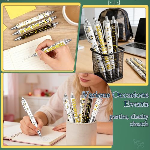 Dispatcher Ballpoint Pens Gifts - 24 Pcs Emergency First Pens Sets Yellow Flag Retractable Writing Ball Point Pen Appreciation Gifts for Dispatcher First Responders Coworker Supplies - style: Dispatcher