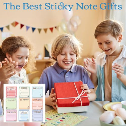 Social Worker Sticky Notes Gifts, 9 Pack Social Worker Appreciation Notepads 3x3 Inches, Social Work Writing Memo Pads School Office Supplies Gifts for Women Men (450 Sheets) - style: Social Worker