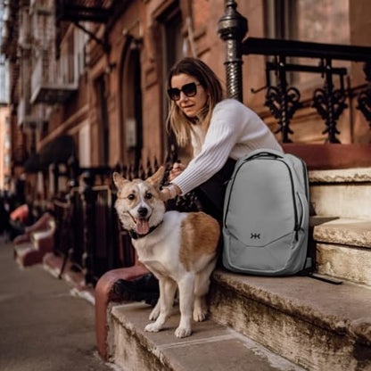 Knack Small Series 2 Laptop Backpack Fits up to 16 Inch Laptops - Knack Bags Carry-On Backpack, TSA Approved, Expandable Travel Backpacks With 2 Day Outfit Capacity, Alloy Gray - color: Alloy Gray, size: Small