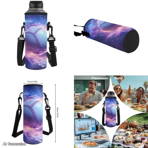 Cool Baseball Backpack for Boys 8-12 Kids Backpack with Lunch Box Water Bottle Holder with Strap and Zipper Pencil Case 4PCS Set Bookbag with Compartments for School 17 inch Elementary - color: Cool Baseball