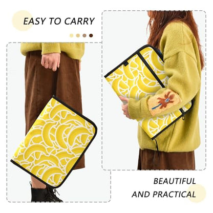 Group of Banana File Folders,Plastic Folders with 13 Pockets,Expandable File Folder for Documents School Students Office,Aesthetic Folder with Labels A4 Letter Size - color: Multi 17