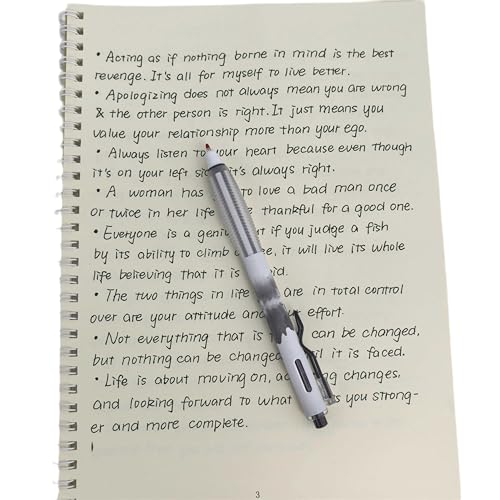 Fengtaiyuan Retractable Gel Pens, 0.5mm ST Precision Tip Quick Dry Black Ink, Gradient Black Barrel with Triangular Silicone Non-Slip Grip, Ergonomic Smooth Pens for Exam School Office [Pack of 18] - color: BlackGRB05P18