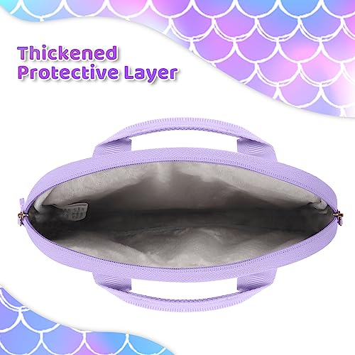 Choco Mocha Kids Tablet Sleeve Bag for Boys & Girls, (10-12.5Inch) - color: Mermaid-purple 10inch, size: 10inch(10.5 x 8.5 x 1.3)