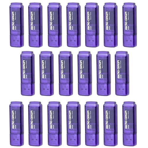 Micro Center SuperSpeed 20 Pack 64GB USB 3.0 Flash Drive Thumb Drive, Blue | High Transfer Speed, 10X Faster than USB 2.0 USB Drive, LED Light Indicator, Type-A, Data Storage and Backup - color: Blue - 64GB x20
