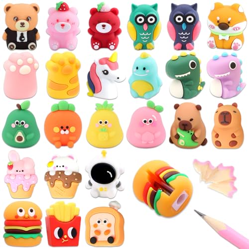 Cute Pencil Sharpener for Kids Handheld Pencil Sharpener for Classroom Bulk Small Pencil Sharpeners for School