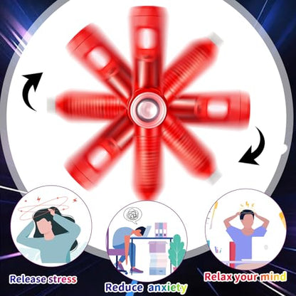 CZWZ 18Pcs Mini Spinner Pens Bulk, Ballpoint Pen for Birthdays and Children's Parties, Fun Gifts Pen - style: 18Pcs-Light Spinner