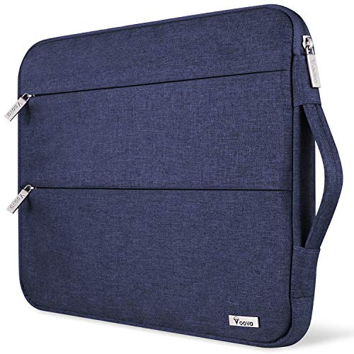 Voova 13 13.6 Inch Laptop Sleeve Case Compatible with MacBook Air 13 M1/M2/M3/M4 2020-2025, MacBook Pro 13/14, IPad Air/Pro 13, Waterproof Slim Computer Bag Cover with Handle, Blue - color: Blue, size: 12.6-13.6 Inch