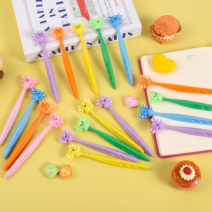 48 Pcs Cute Axolotl Bobblehead Eraser for Pencils Kawaii Erasers Cute School Supplies Fun Cartoon Erasers Back to School Supplies Birthday Classroom Gifts - style: Axolotl