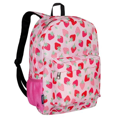 Wildkin 16-inch Kids Backpack – Durable, Padded & Spacious School Bag for Boys & Girls - Strawberry Patch - color: Strawberry Patch