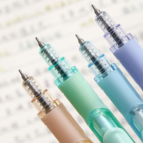 4 Pcs Quick Drying Gel Inks Pen Smooth Writing Tool Retractable Back to School Supplies for Students Inks - color: Flowers Dream
