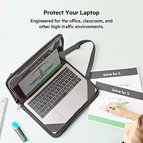 Belkin Always-On Protective Laptop Sleeve w/Dual Storage Pockets & Shock-Resistant Design for Device Protection - Fits 11in to 12in Laptop, Tablet, Chromebook, iPad, & MacBook - Travel & Daily Use - size: 11"-12", style: Always-On